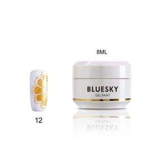 BLUESKY PAINT GEL 8ml - ZŁOTY DK 12 ZŁOTY Odcienie żółtego i złota 8g 8 Now