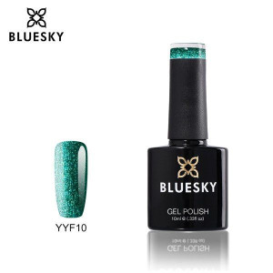BlueSky Seria YYF10 10ml BROKATOWY ZIELONY