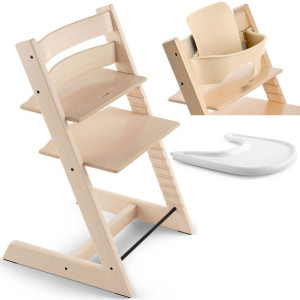 Stokke Tripp Trapp - krzesełko do karmienia z litego drewna dla dzieci i do