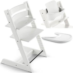 Stokke Tripp Trapp - krzesełko do karmienia z litego drewna dla dzieci i do