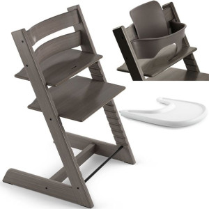 Stokke Tripp Trapp - krzesełko do karmienia z litego drewna dla dzieci i do