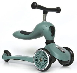 Scoot & Ride Highwaykick1 - hulajnoga, jeździk 2w1 | Forest