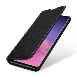 etui Skóra Czarne booklet Galaxy S10 - STILGUT