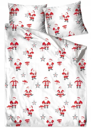 Pościel 100% bawełniana 160x200 Bielbaw Santa Claus