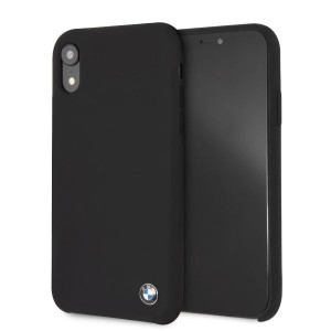 BMW Hard Case Silicone etui do Apple iPhone XR - BLACK