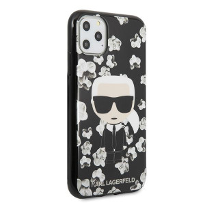 KARL LAGERFELD Flower Ikonik etui Apple iPhone 11 Pro - BLACK