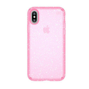 Speck Presidio Clear Glitter Iphone Xs - Pink