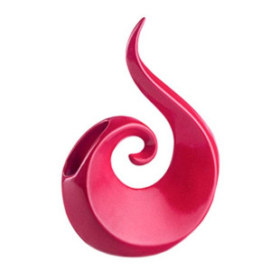 Wazon Ceramiczny Płomień flakon czerwony eco