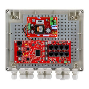 Switch Zewnętrzny 8-portowy Poe Do 8 Kamer Ip Atte Ip-8-20-l2