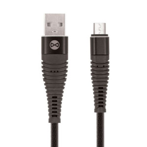 Forever kabel Shark USB microUSB 1,0 m 2A czarny
