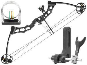Łuk bloczkowy dla dorosłych Poe Lang Predator III 45-70 lb 35,5" czarny