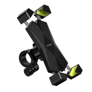Uchwyt rowerowy UGREEN LP181 na telefon (czarno-zielony)