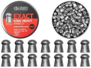 Śrut diabolo JSB Exact King Heavy II 6,35 mm 150 szt.