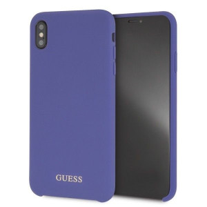 Etui Guess GUHCI65LSGLUV Apple iPhone XS Max purple/fioletowy hard case Sil