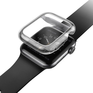 Etui UNIQ Garde Apple Watch 4/5/6/SE 44mm szary/smoked grey