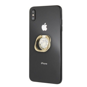 Uchwyt na palec Guess Ring stand GURSEQGWH złoto-biały /gold & white 4G