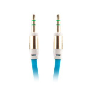 Forever kabel audio jack 3,5mm jack 3,5mm 1,0 m niebieski