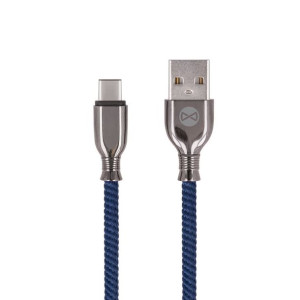 Forever kabel Tornado USB USB-C 1,0 m 3A granatowy