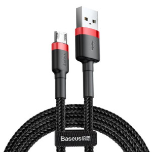 Baseus kabel Cafule USB microUSB 3,0 m 1,5A czerwono-czarny