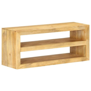 Szafka pod telewizor, 107x35x45 cm, lite drewno mango