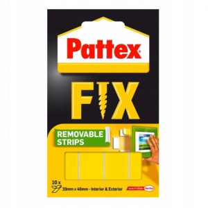 Pattex Fix Usuwalne Paski Montażowe 40mm X 20mm