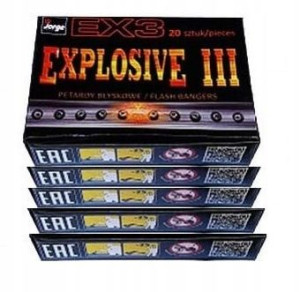 Petardy Hukowe Explosive Ex3 Jorge 100 Sztuk