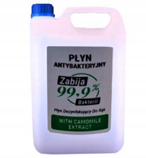 Płyn Antybakteryjny 5 L Płyn Do Dezynfekcji 99%