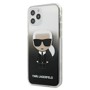 Etui Karl Lagerfeld KLHCP12STRDFKBK Apple iPhone 12 mini czarny/black hardc