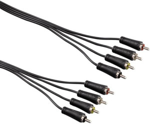 Hama Kabel Audio 4 X Rca 4 Cinch 1.2 M Black