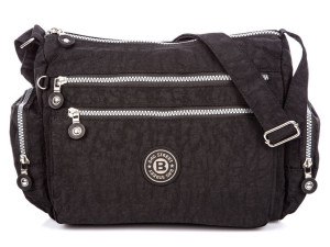Duża lekka torba materiałowa Bag Street czarna