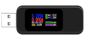 Miernik woltomierz amperomierz USB tester KEWEISI