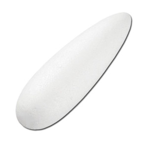 Szyszka styropianowa 12cm ozdoba styropianowa