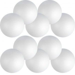 Kule styropianowe - bombki, 4 cm - 10 sztuk