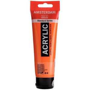 Farba akrylowa Talens Amsterdam - 120 ml - 276 azo orange