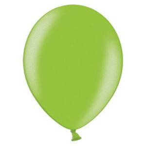 Balony metaliczne duże 083 lime green - 20szt