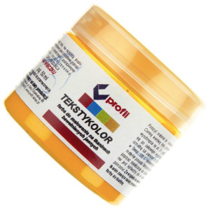 Farba do tkanin Profil 50ml - 201 Żółty Ciemny