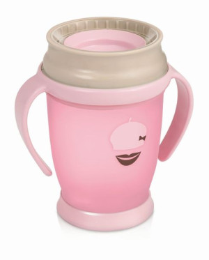 LOVI Kubek 360 junior 250ml różowy