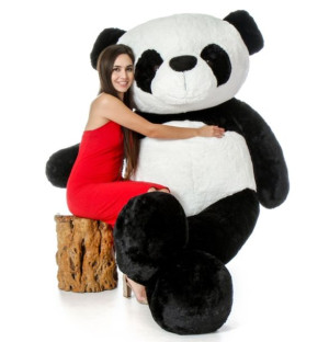 Duży miś pluszowy maskotka GIGANT PANDA 200 cm