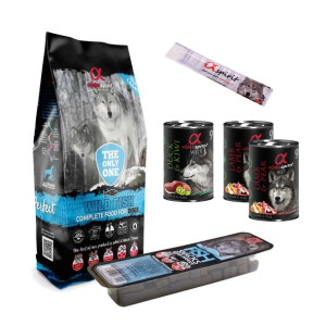 Pakiet Alpha Spirit Pełnoporcjowa Sucha Karma Wild Fish Ryba 12 kg + 6 GRAT