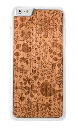 Smart Woods Birds Clear - etui do Apple iPhone 7/8/SE2020