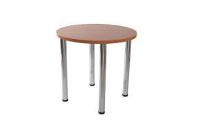Stół Koło Fi 68 Cm Noga Prosta