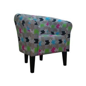 Fotel Milo 20 Cm Mikrofaza Wzory