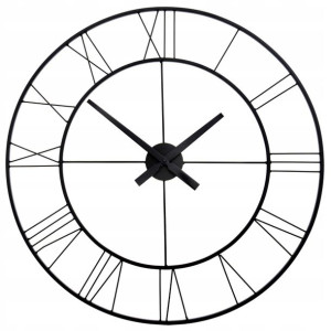 Zegar Naścienny Metalowy 50cm Okrągły Cfzl-cl-50