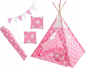 Namiot dla dzieci WIGWAM TIPI domek mata XXL 6w1