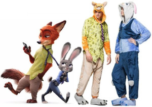 Kigu Kigurumi Onesie Nick Judy Przebranie Roz M