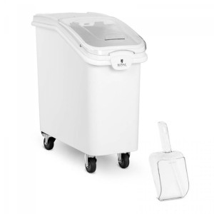 Pojemnik na produkty sypkie - 81 l - kółka ROYAL CATERING 10011871 RC-GFC79