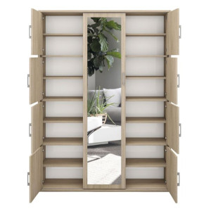 Szafa do przedpokoju garderoba 140 cm sonoma MKS 02