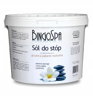 BingoSpa Sól do stóp grzybica 12,5 kg wiaderko
