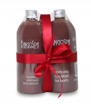 BINGOSPA Zestaw czekoladowy do kąpieli 2x500ml