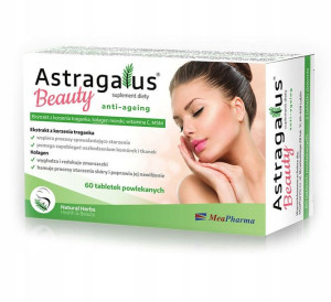 Astragalus Beauty traganek + kolagen = anti-ageing